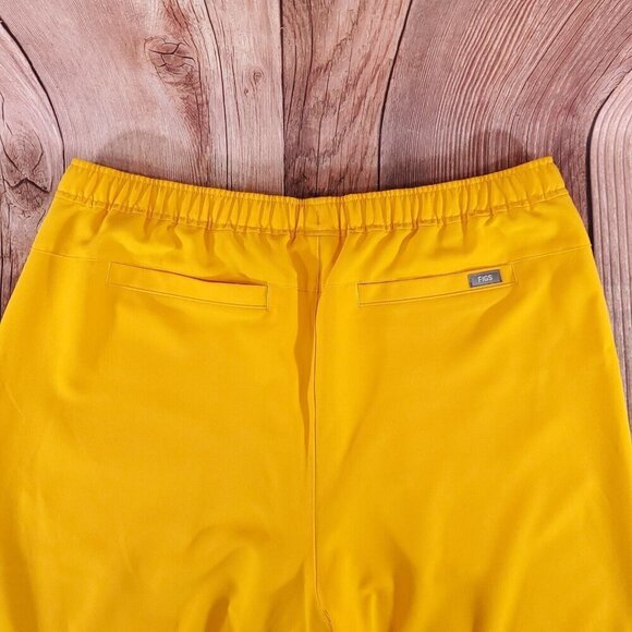 Figs Mens Size XL Tansen Scrub Pants Joggers Limited Edition Emergency Yellow - Picture 6 of 12